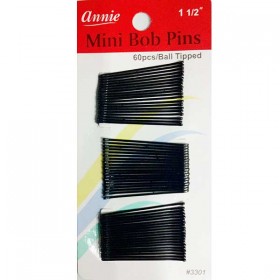 Annie Mini Bob Pins 1 1/2" 60pcs #3301